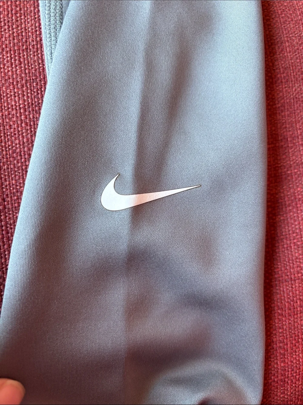 Nike Girls' Light Gray Active Leggings